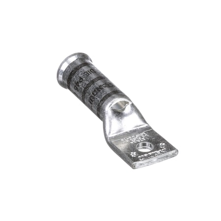 Panduit One-Hole Compression Lug, Standard Barrel, Copper, Black LCAF1/0-14-X